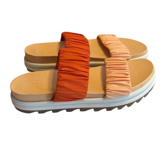 Sorel Shoes - Sorel X prAna Roaming Two Strap Slide Sandal Size 9 Red Cream Comfort